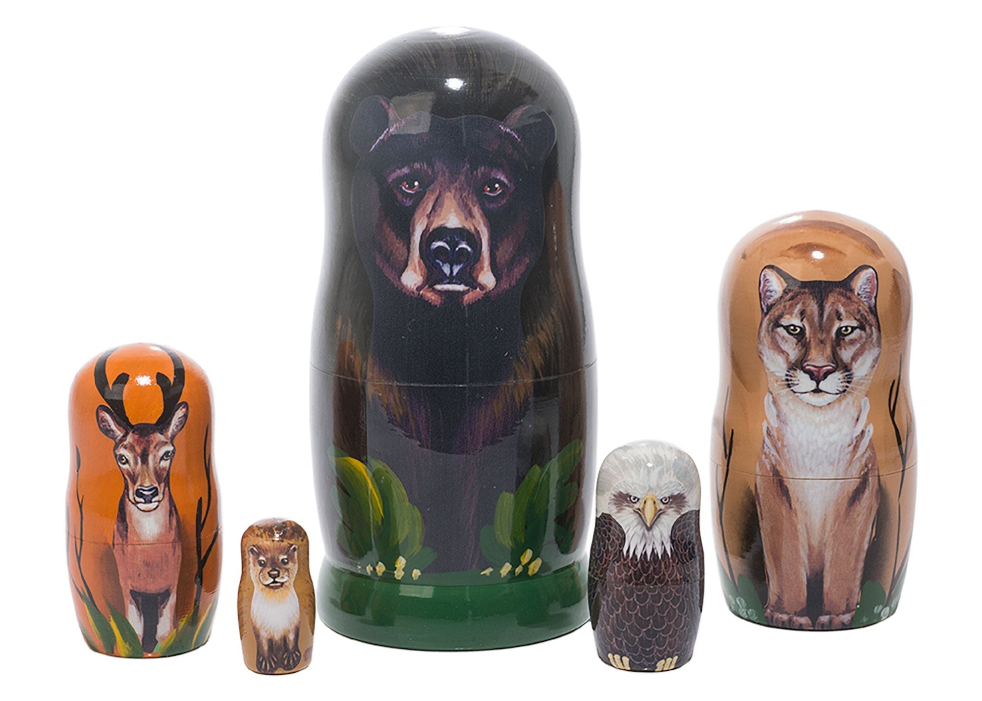 Animal Stacking Dolls Forest Animals 5pc/5