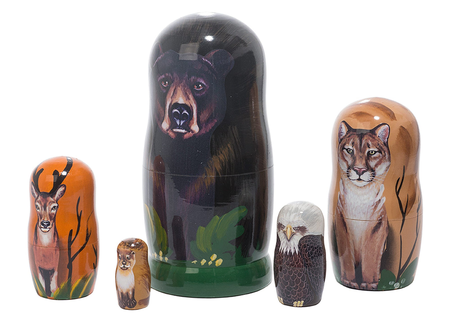 Animal Stacking Dolls Forest Animals 5pc/5