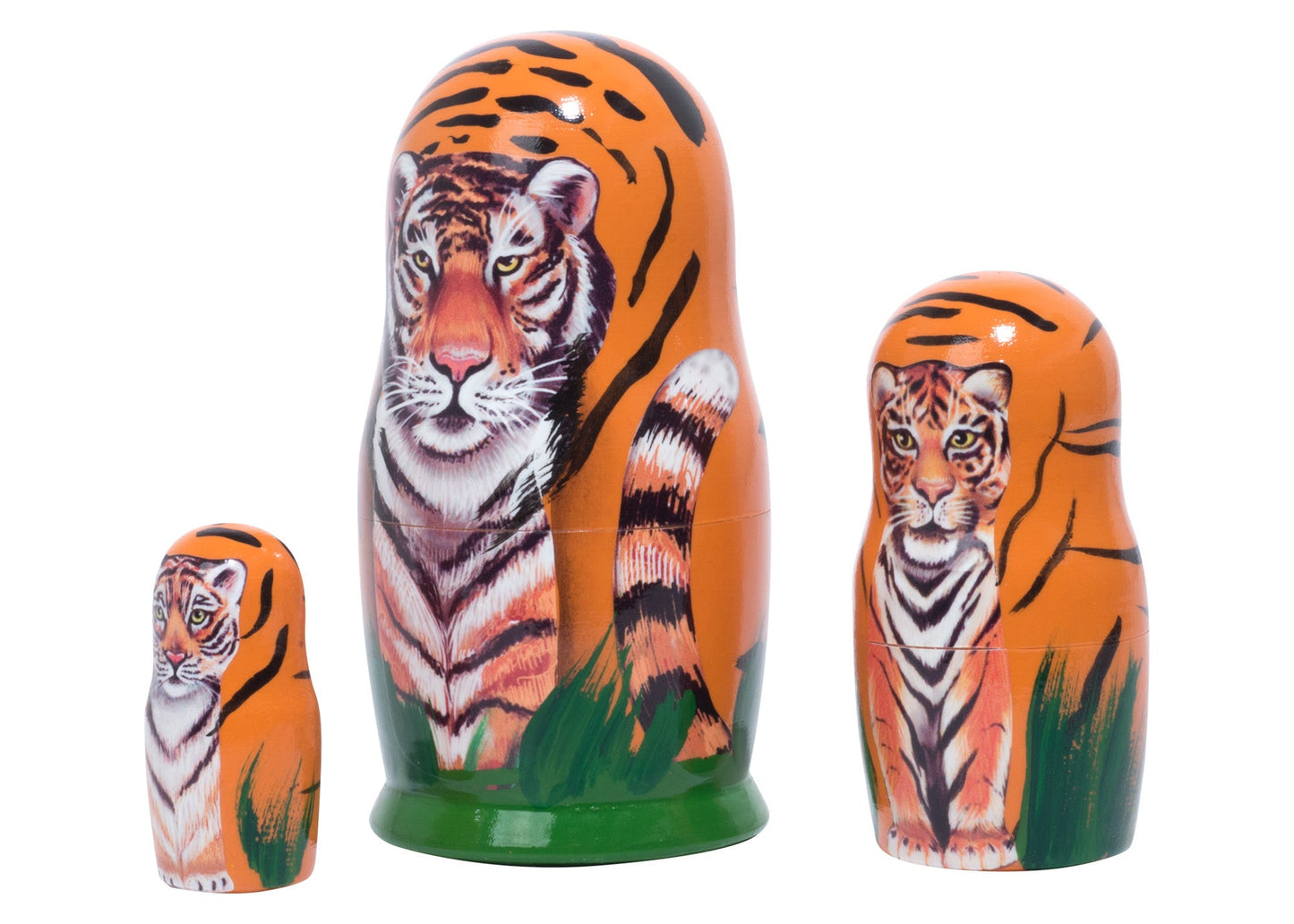 Animal Stacking Dolls Tigers 3pc/3.5''
