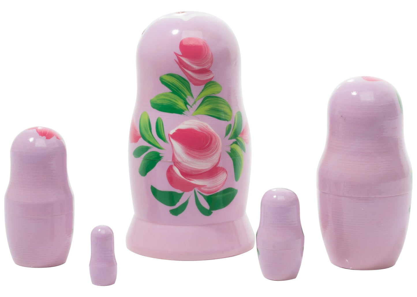 Babushka Stacking Doll Lavender 5pc/4''