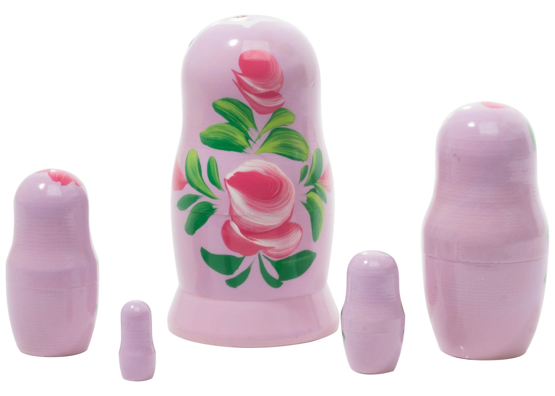 Babushka Stacking Doll Lavender 5pc/4''