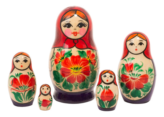 Babushka Stacking Dolls Nolinsk 5pc/3.5''