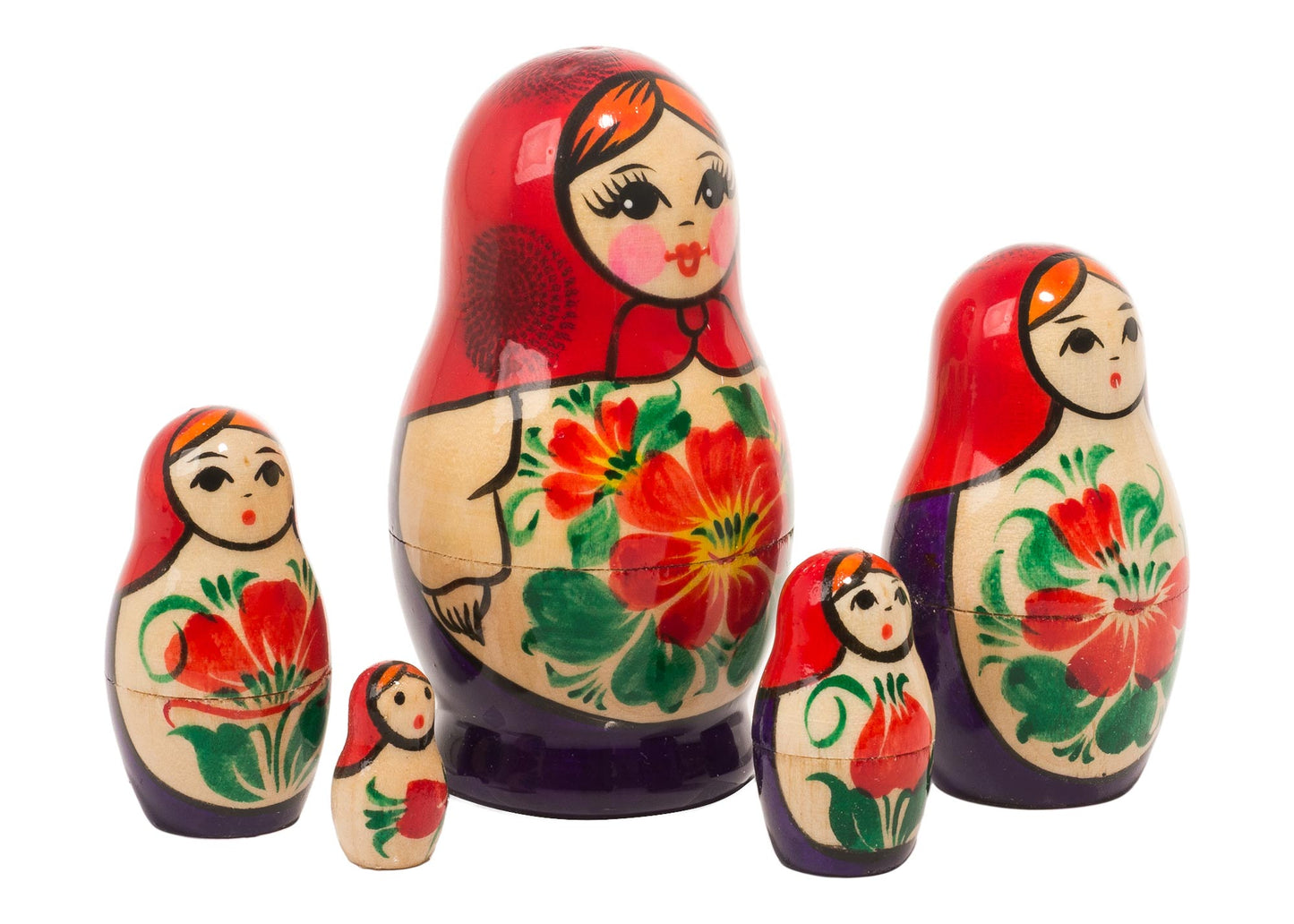 Babushka Stacking Dolls Nolinsk 5pc/3.5''
