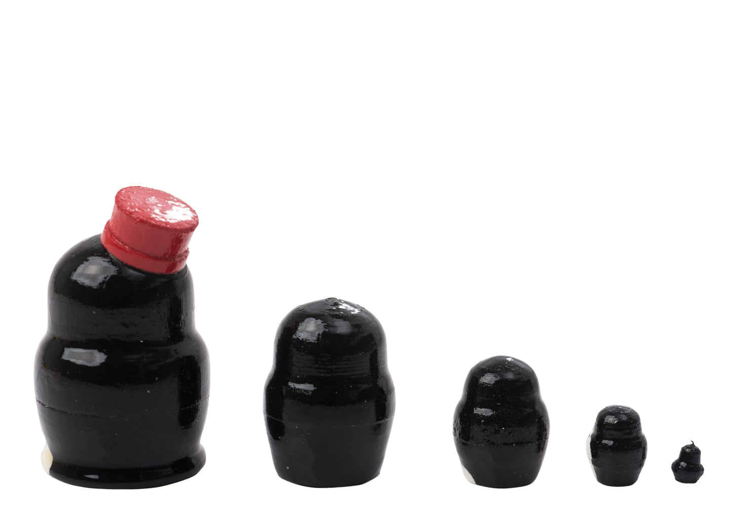 Bird Nesting Dolls Miniature Penguins 5pc/1''