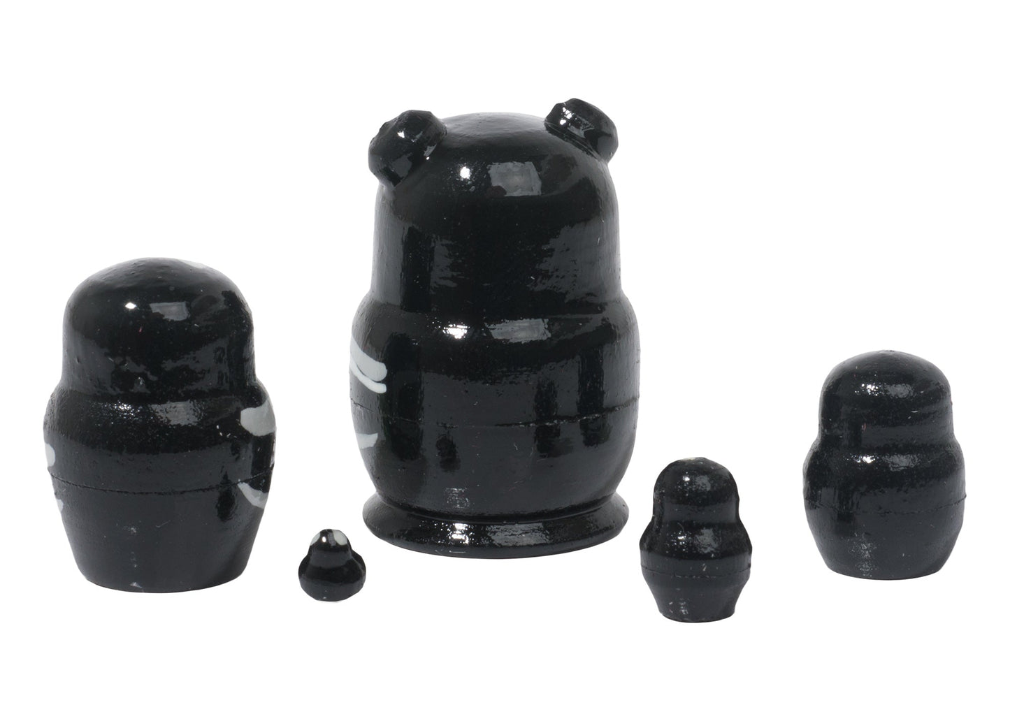 Mini Bear (Black) 5pc/1''