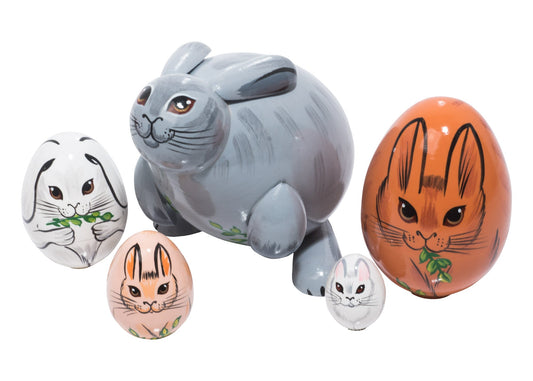 Bunny Nesting Dolls 5pc/5"