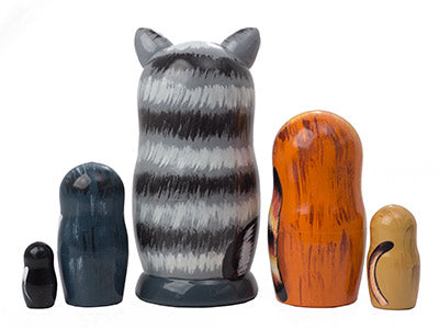 Cat Babushka Dolls Cool Cat Gang 5pc/6"