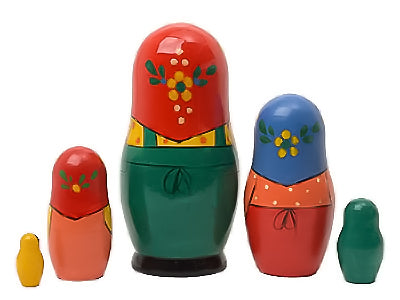Stackable Dolls Zagorsk 5pc/6''
