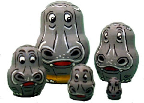 Mini Hippo 5pc/1''
