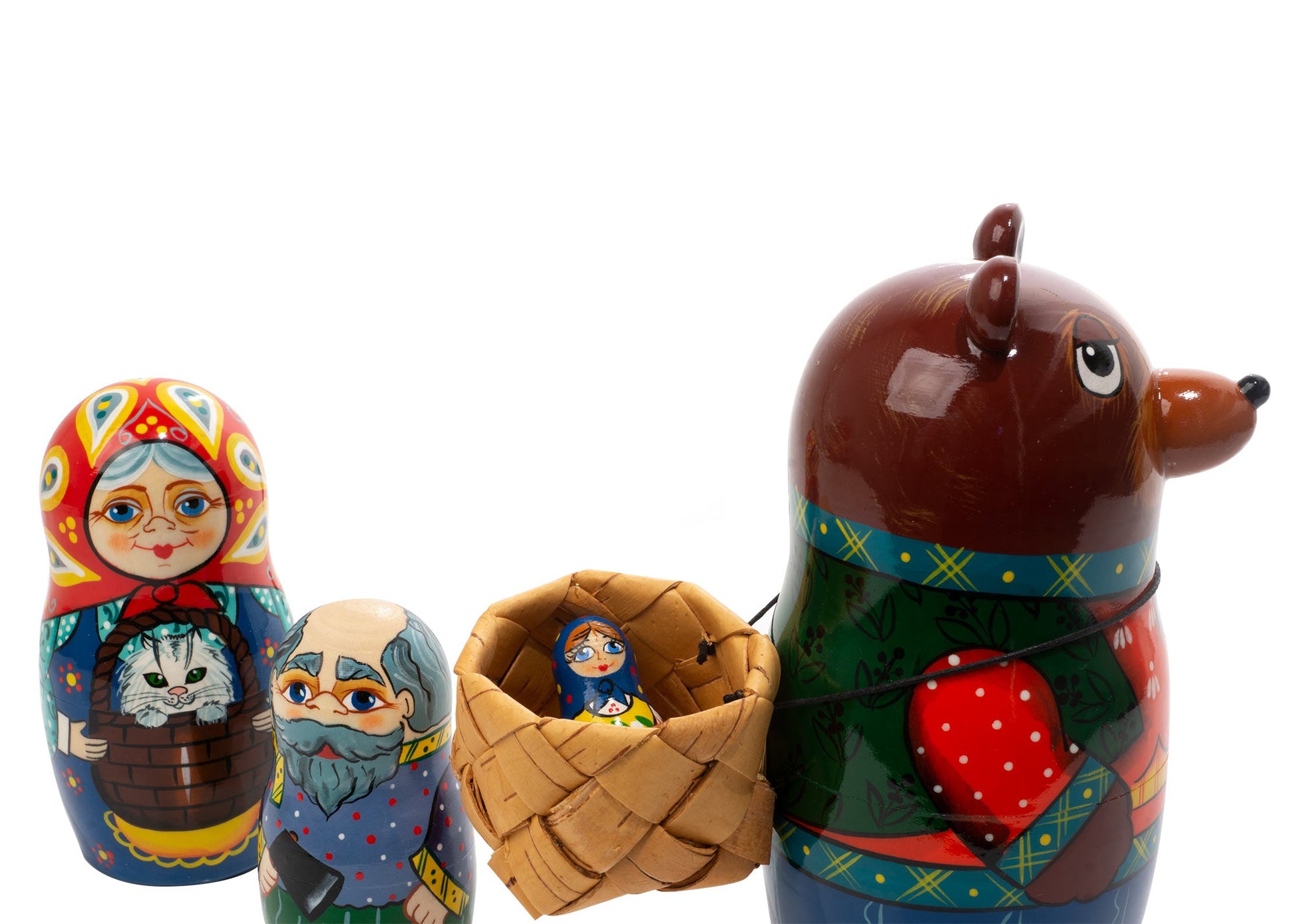Stackable Dolls Masha and the Bear 5pc/6"