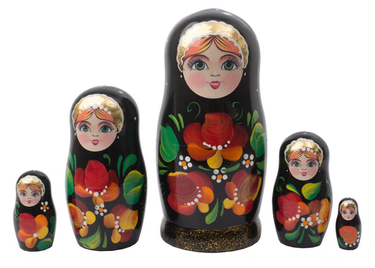 Matryoshka Stacking Dolls Victoria 5pc/6''