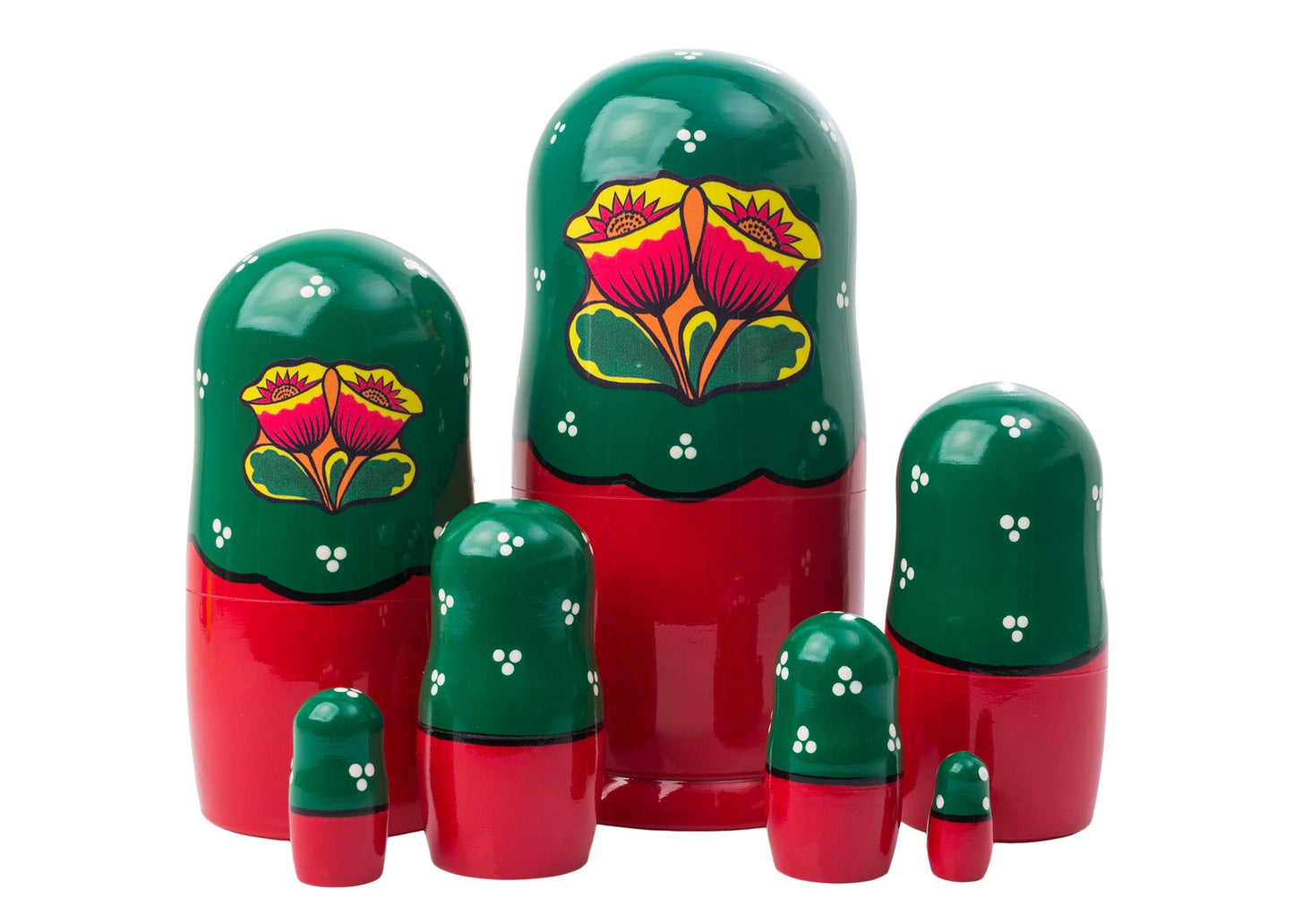 Matryoshka Stacking Dolls Volga 7pc/8”