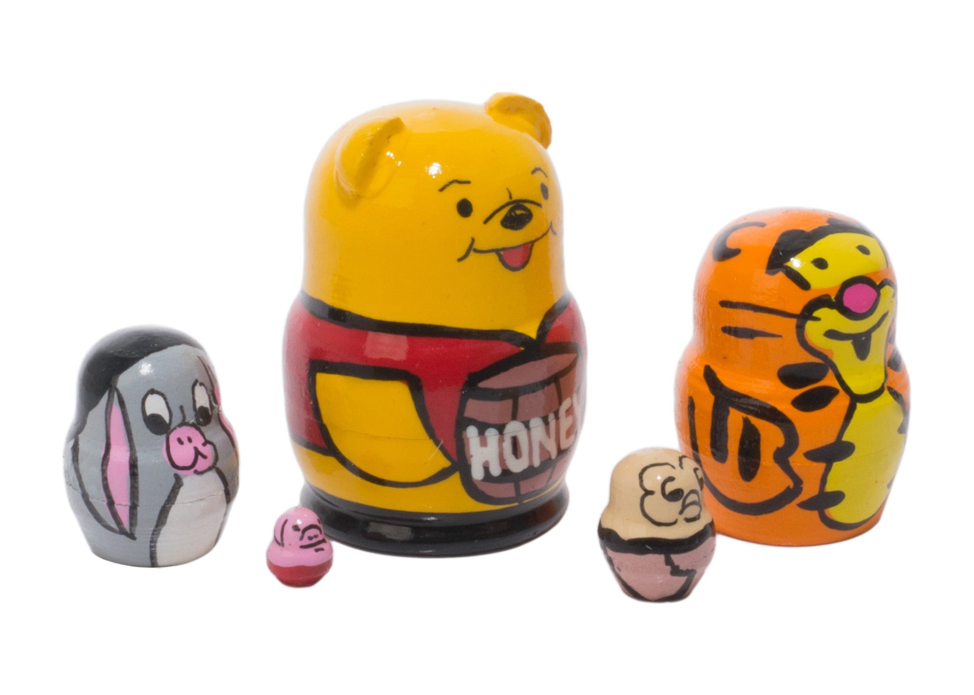 Nesting Doll Toys Miniature Winnie the Pooh 5pc/1.25''