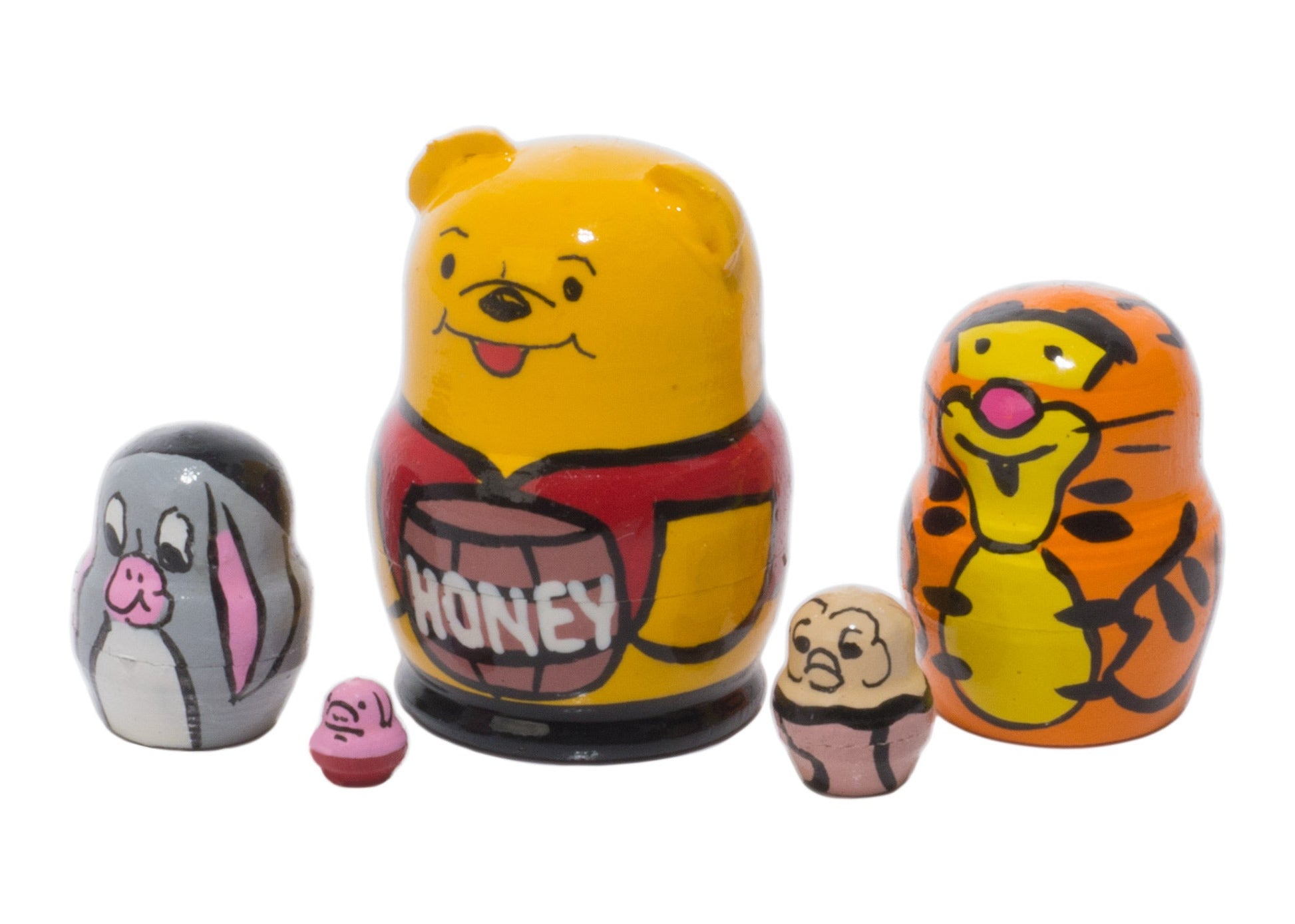 Nesting Doll Toys Miniature Winnie the Pooh 5pc/1.25''