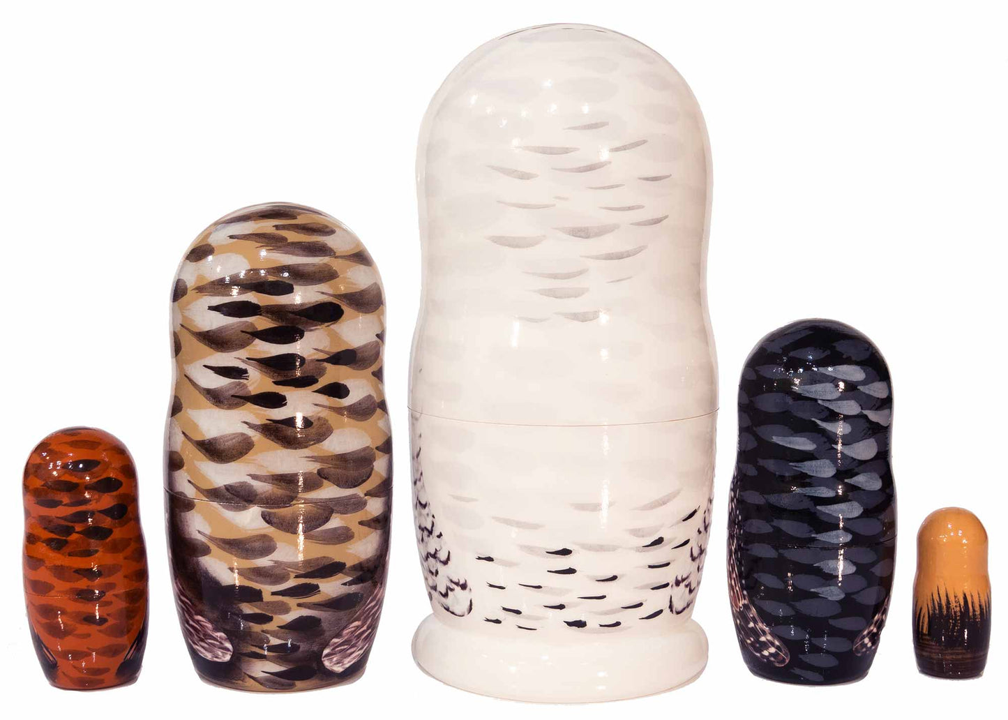 Owl Stacking Doll 5pc/6"