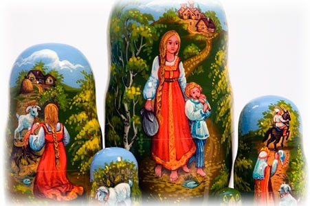 Russian Doll Toys Alynushka Fairy Tale 5pc/5''