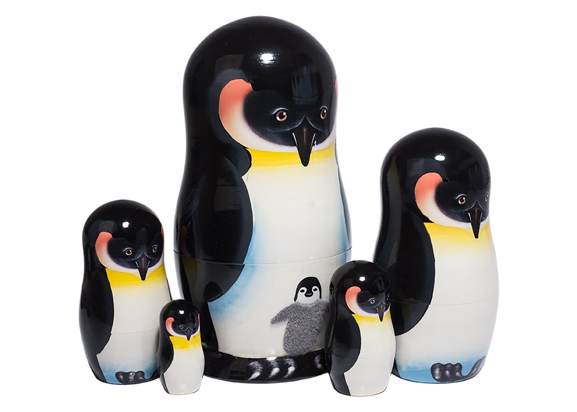 Russian Doll Toys Emperor Penguins 5pc/5''