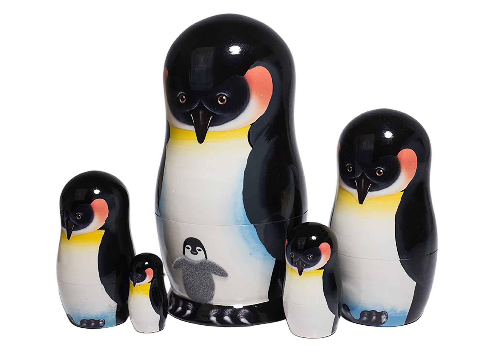 Russian Doll Toys Emperor Penguins 5pc/5''