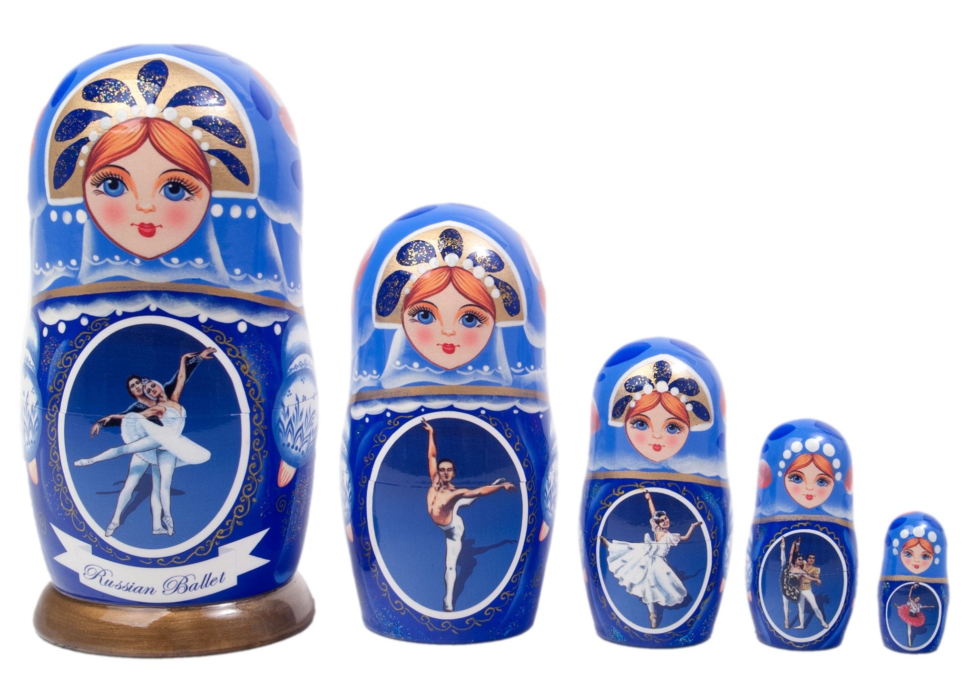 Russian Doll Toys Russian Ballet 5pc/6''