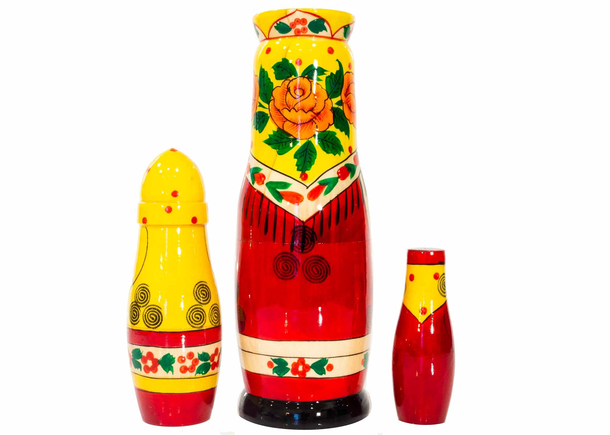 Russian Stackable Doll Semenov Tall Girl 3pc/8”