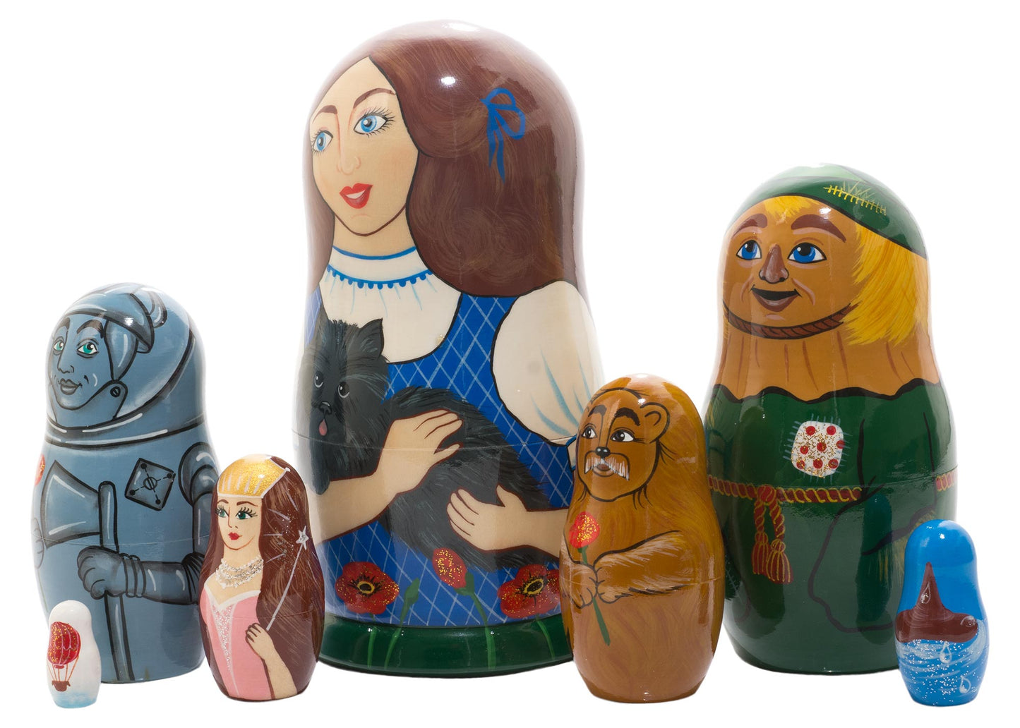 Russian Stackable Doll Wizard of Oz 7pc/6”
