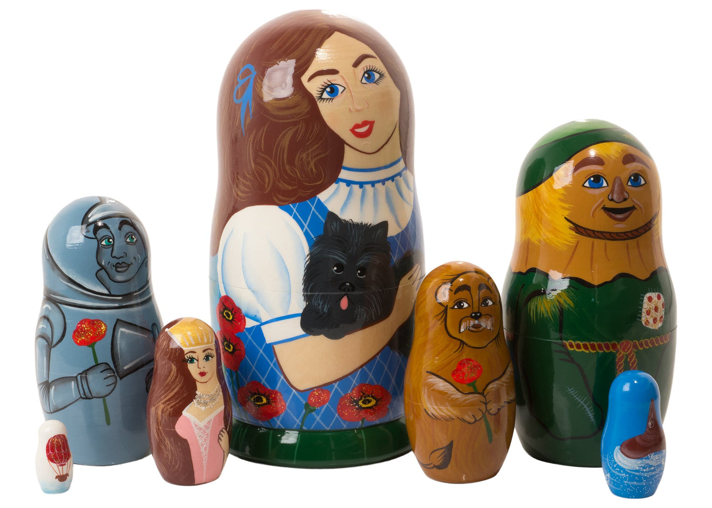Russian Stackable Doll Wizard of Oz 7pc/6”