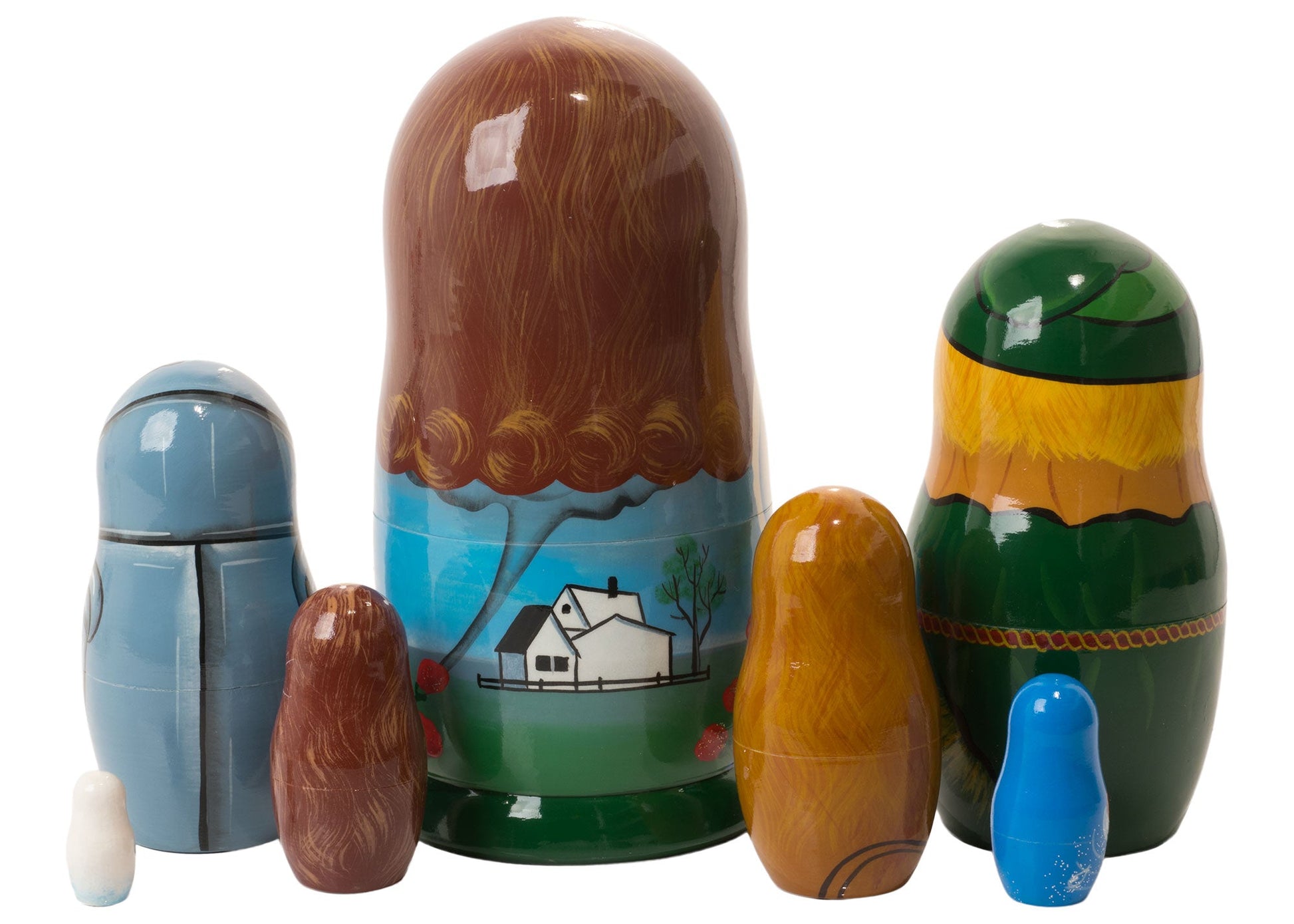 Russian Stackable Doll Wizard of Oz 7pc/6”