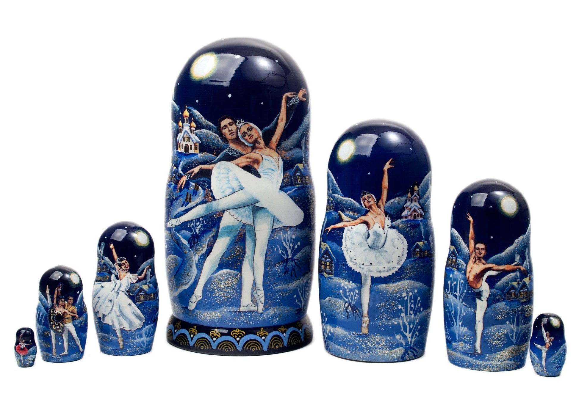 Stackable Doll - Swan Lake 7pc/8''