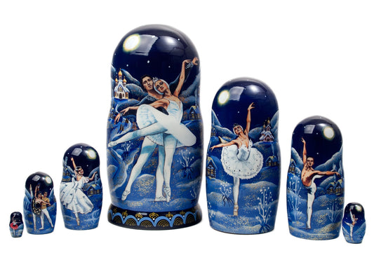 Stackable Doll - Swan Lake 7pc/8''