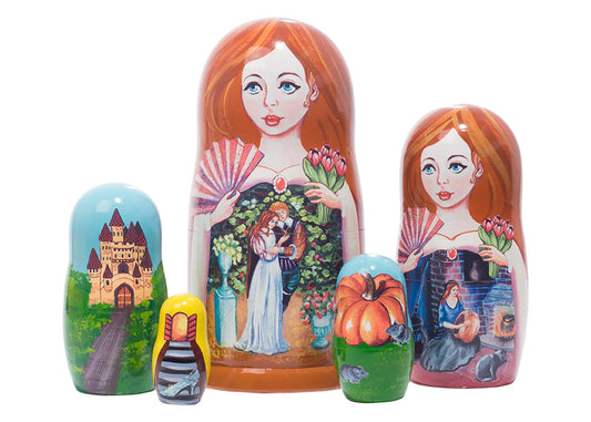 Stackable Doll Cinderella 5pc/6''