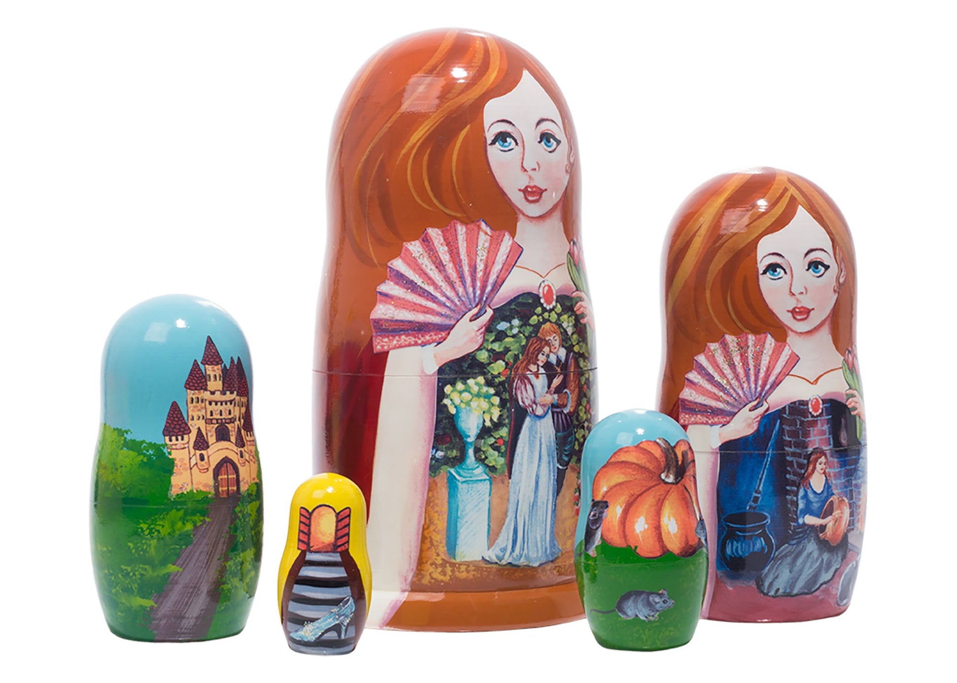 Stackable Doll Cinderella 5pc/6''