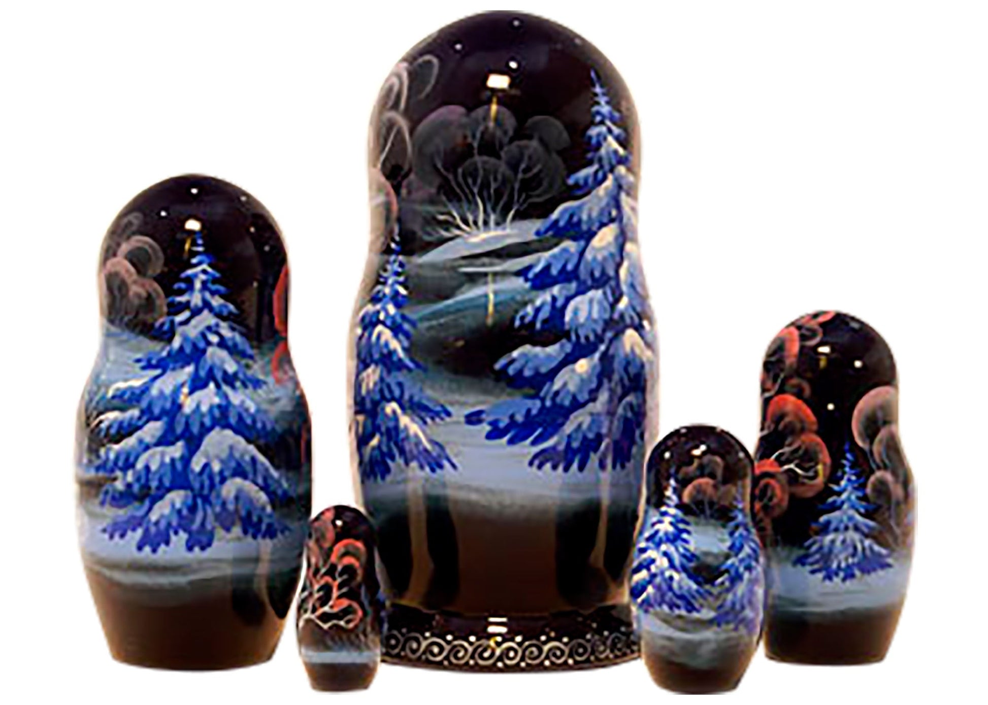 Stackable Doll Winter Troika 5pc/6''