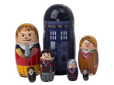 Stackable Dolls Dr Who 7pc/6''