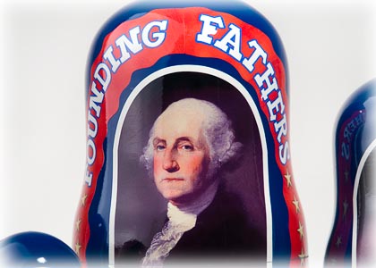 Stackable Dolls Founding Fathers 7pc/8"&nbsp;