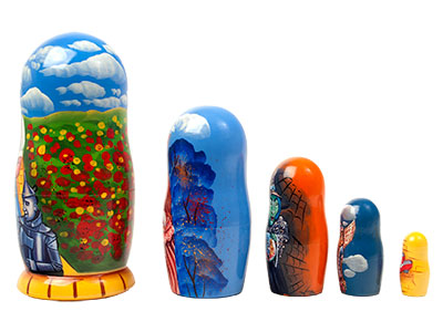 Stackable Dolls Road to Oz 5pc/6”