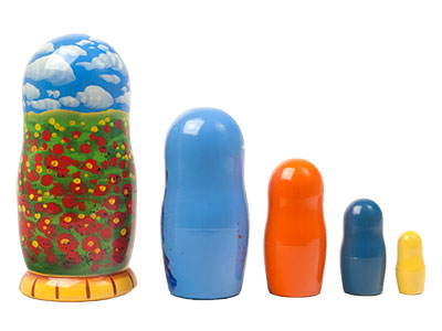 Stackable Dolls Road to Oz 5pc/6”