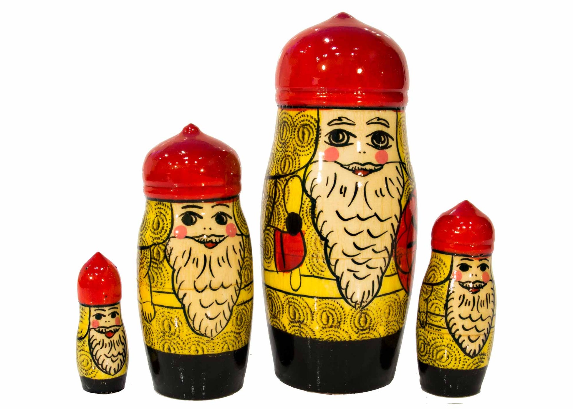 Stackable Dolls Russian Knight 4pc/5''