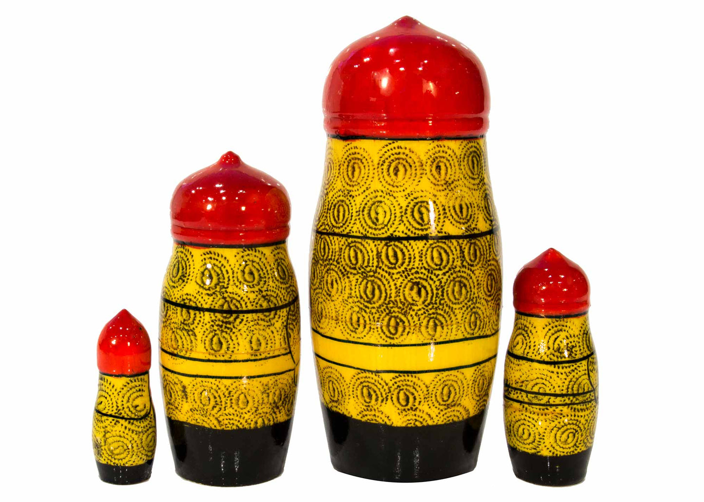 Stackable Dolls Russian Knight 4pc/5''
