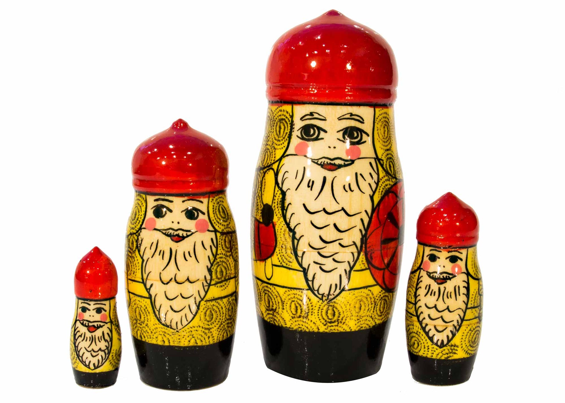 Stackable Dolls Russian Knight 4pc/5''