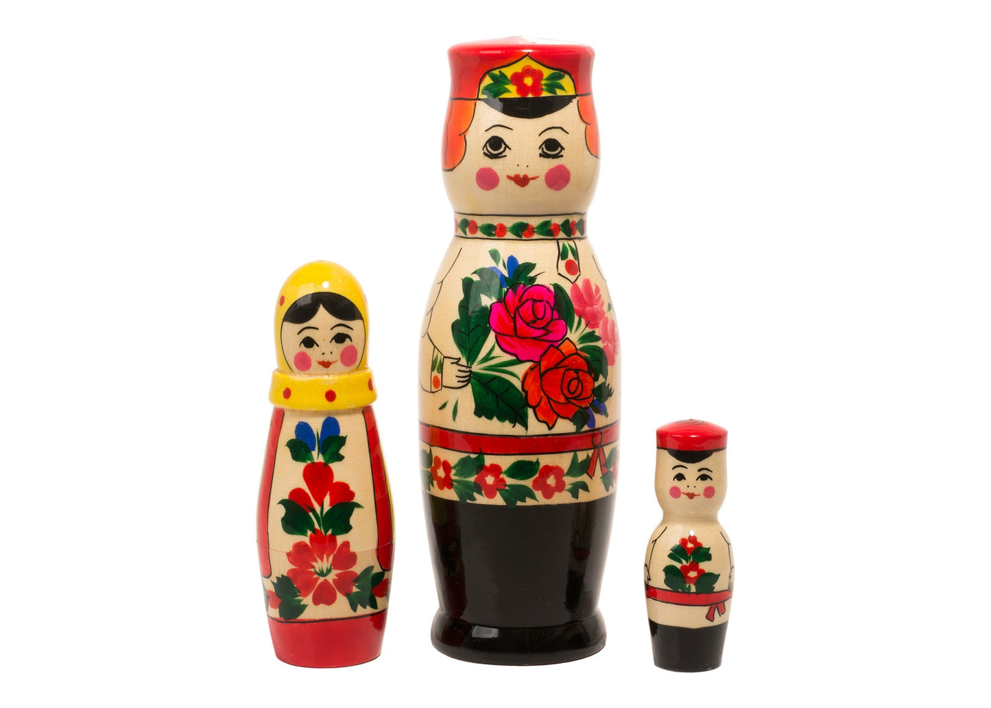 Stackable Dolls Semenov Tall Boy 3pc/8''