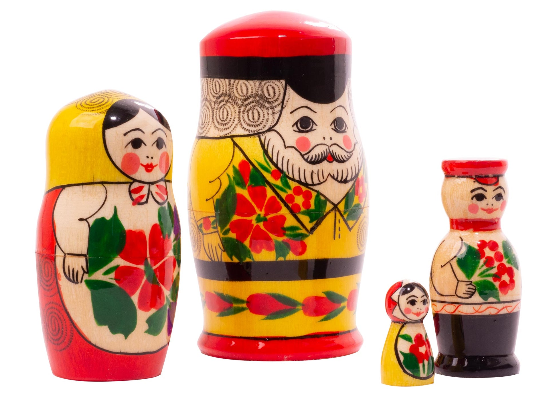 Stackable Dolls Semenov Family Man 4pc/5''