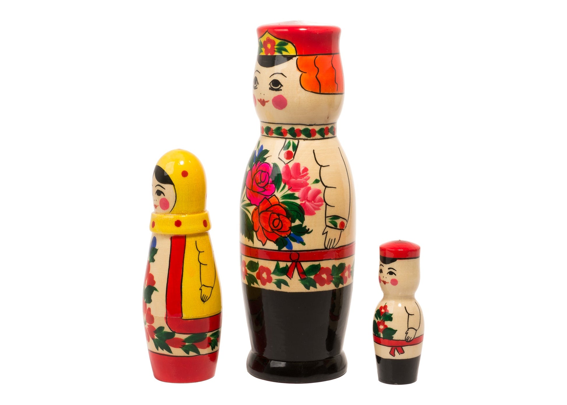 Stackable Dolls Semenov Tall Boy 3pc/8''