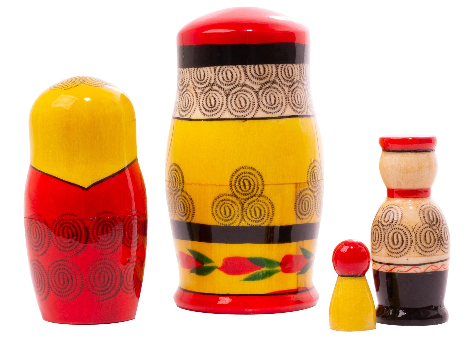 Stackable Dolls Semenov Family Man 4pc/5''