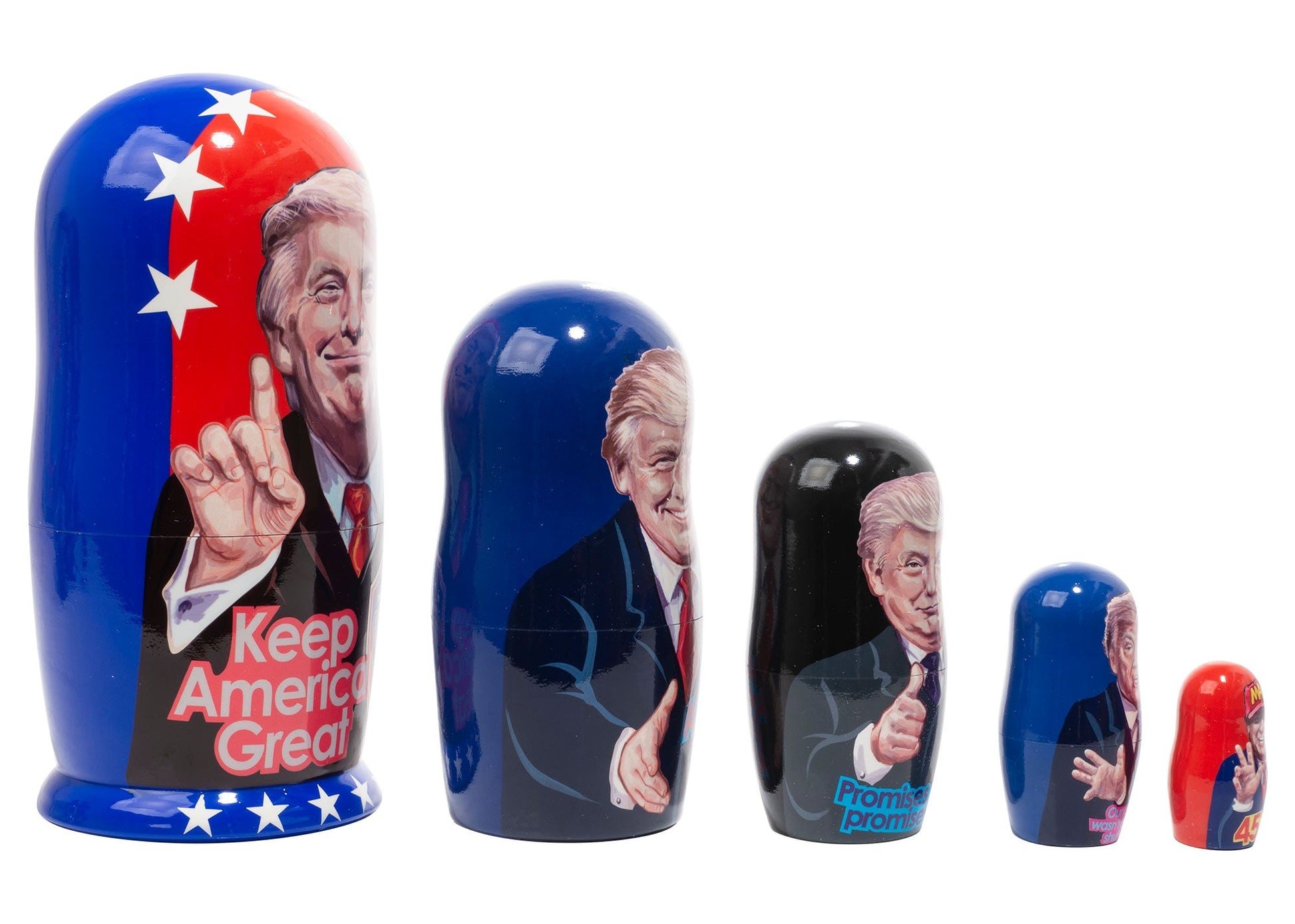Stackable Dolls Trump MAGA 5pc/6"
