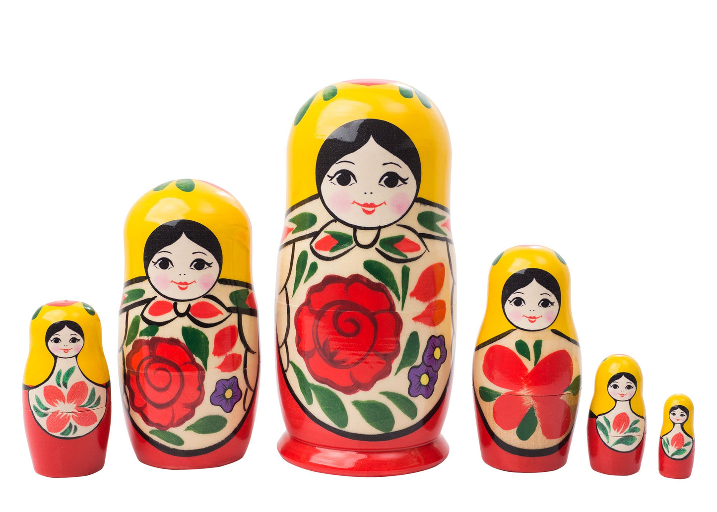 Traditional Russian Dolls Semenov 6pcs/5