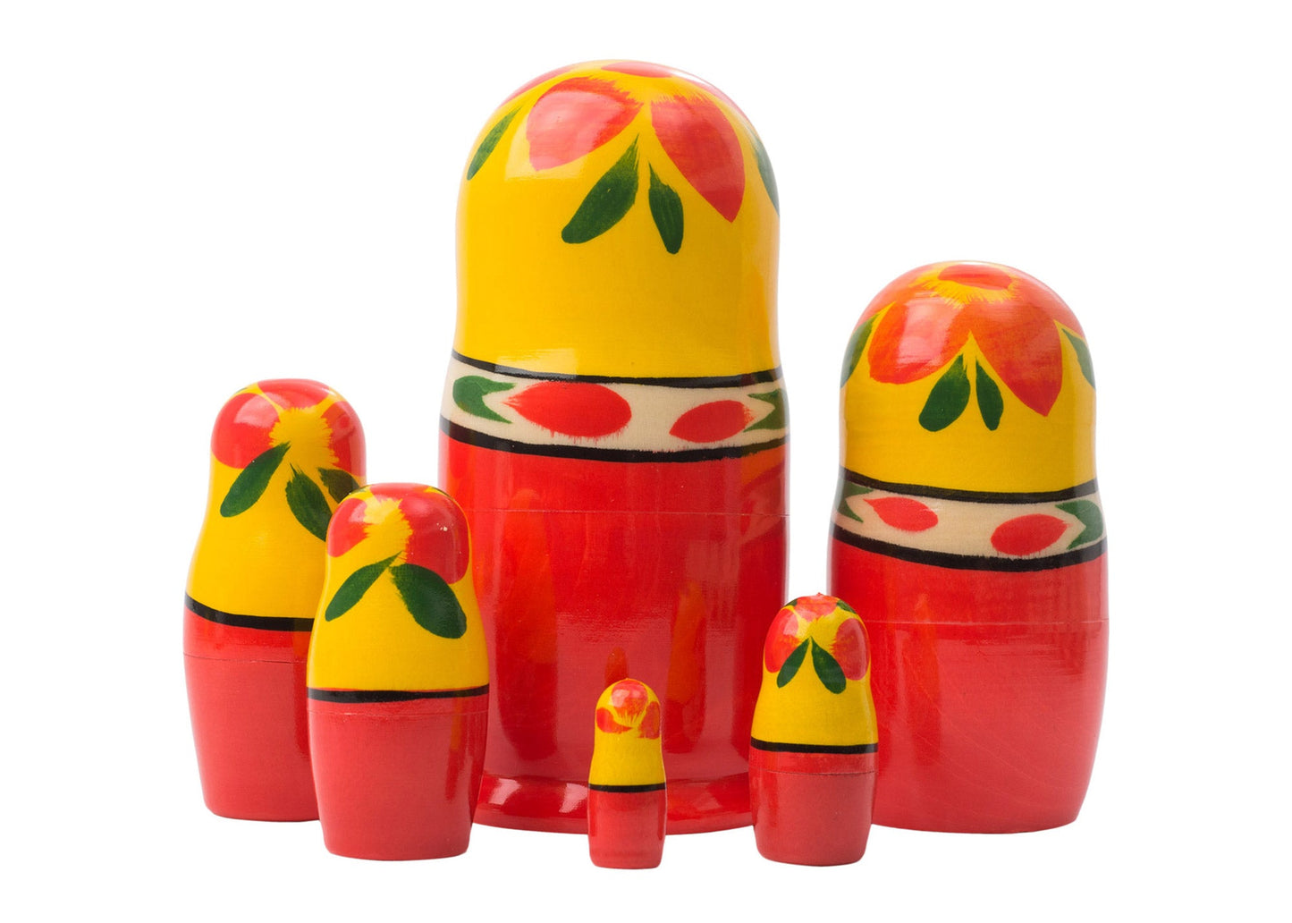 Traditional Russian Dolls Semenov 6pcs/5