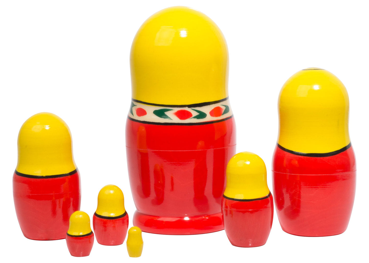Traditional Russian Dolls Semenov 7pc/6”
