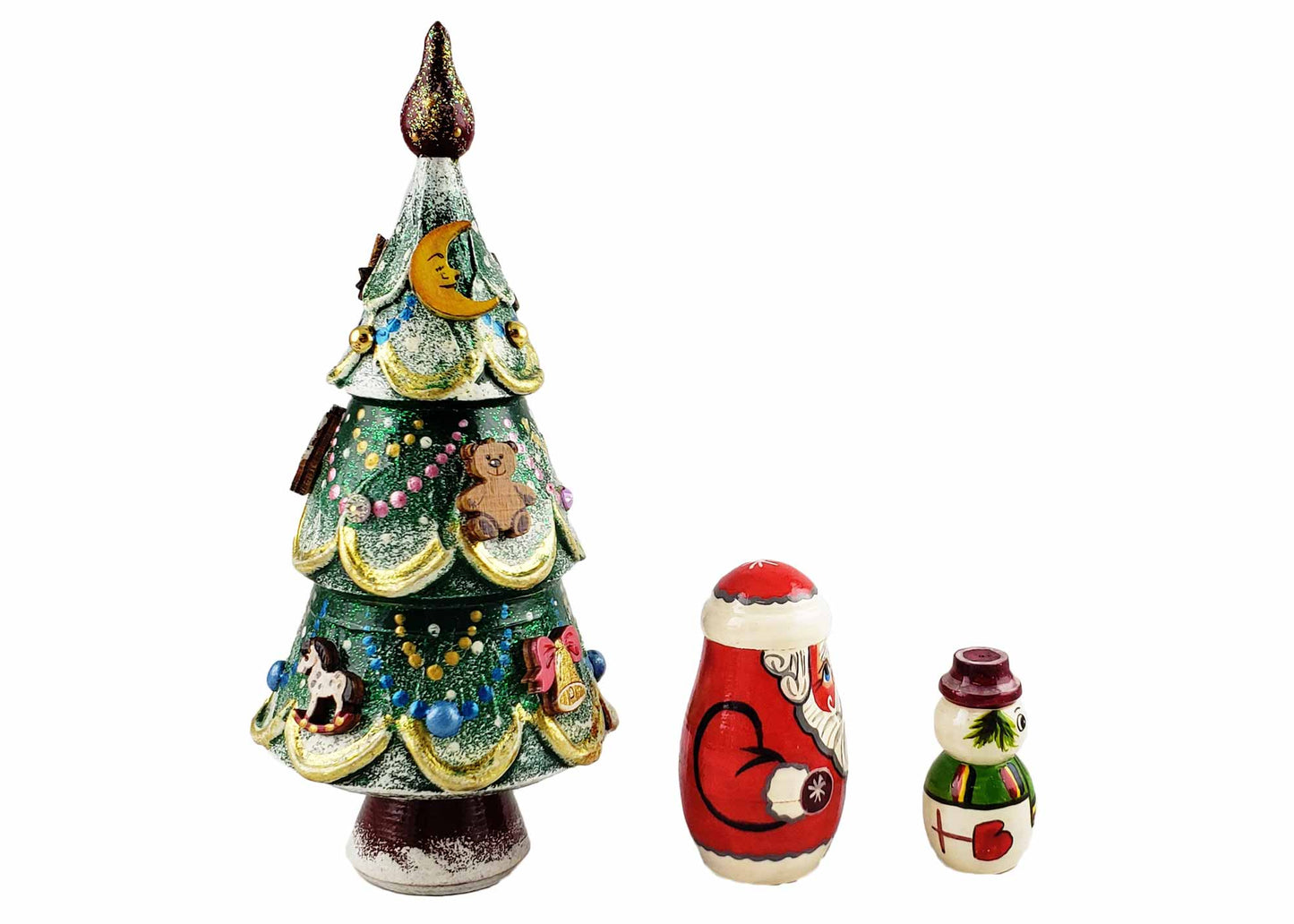 Christmas Stacking Dolls 3pc/5''