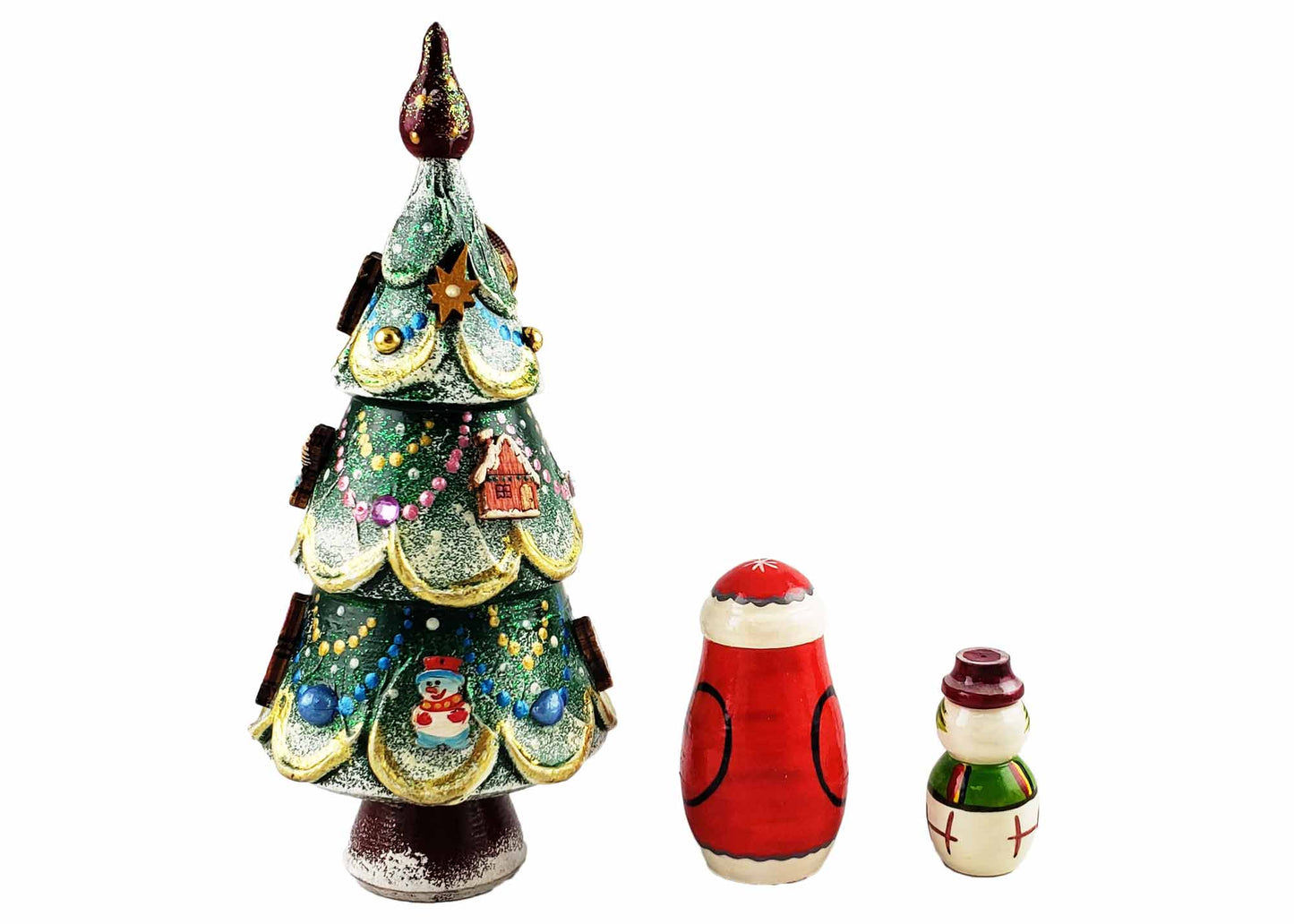 Christmas Stacking Dolls 3pc/5''