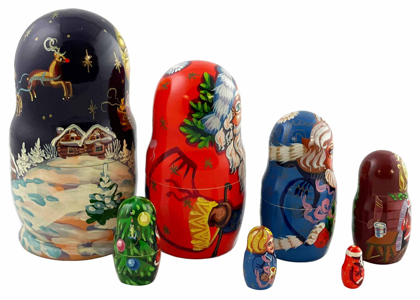 Vintage Jingle Bells 7pc/7.5''
